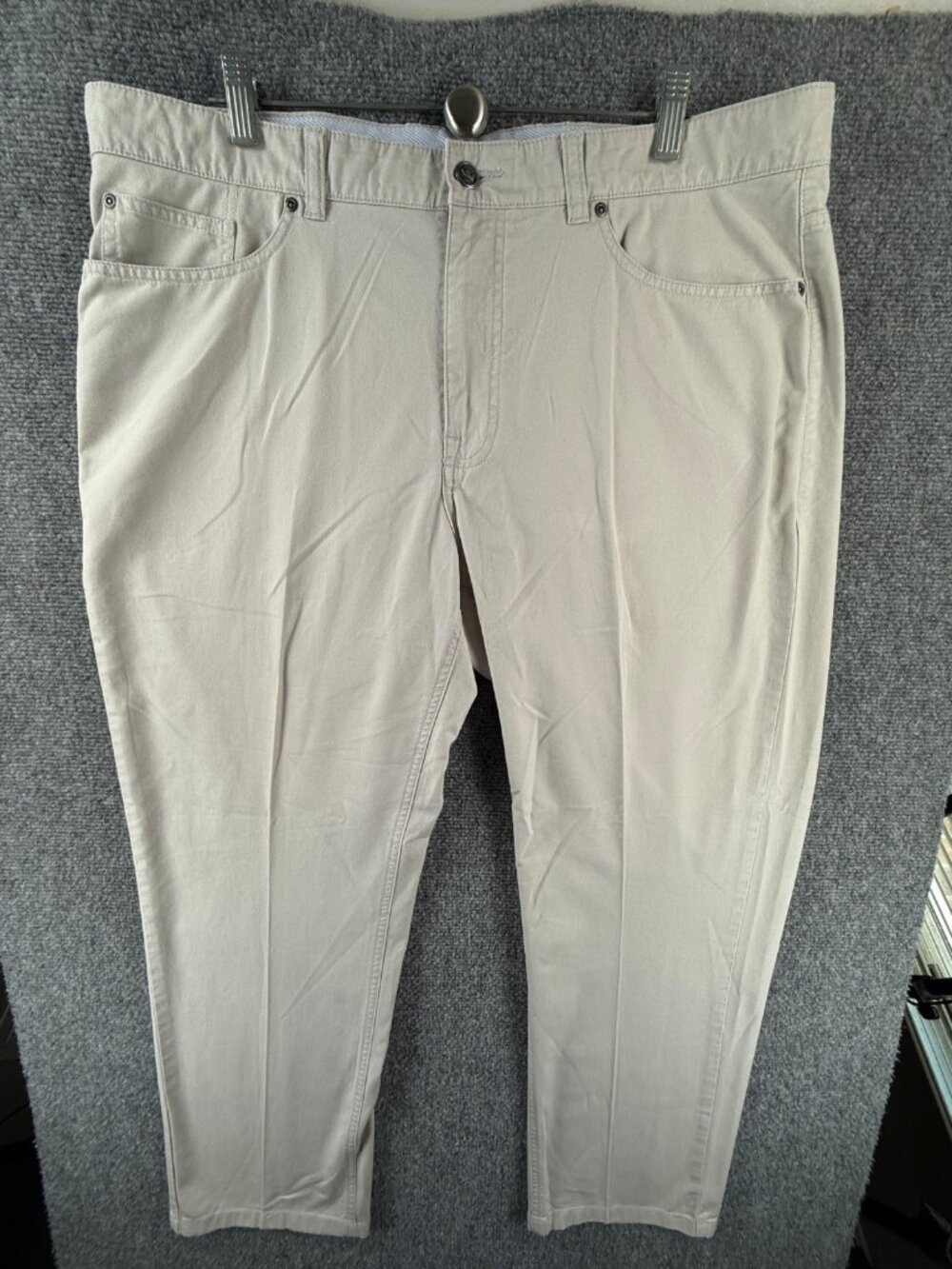Peter Millar Ivory Beige Chino Pants Golf 38 Men Cotton Spandex Casual MX 38X28